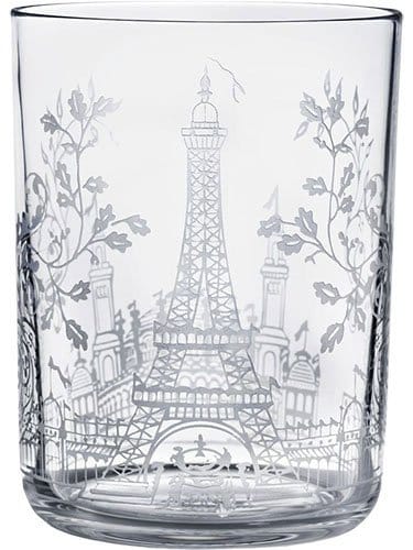 Baccarat Crystal Verres de Légende Heritage Paris Eiffel Tower tumbler