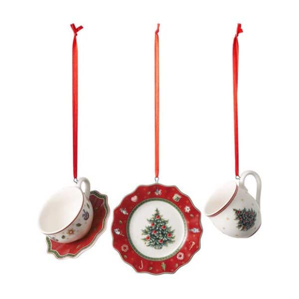 Set di stoviglie da decorazione rosso Toy's Delight Decoration Villeroy & Boch 1486596665