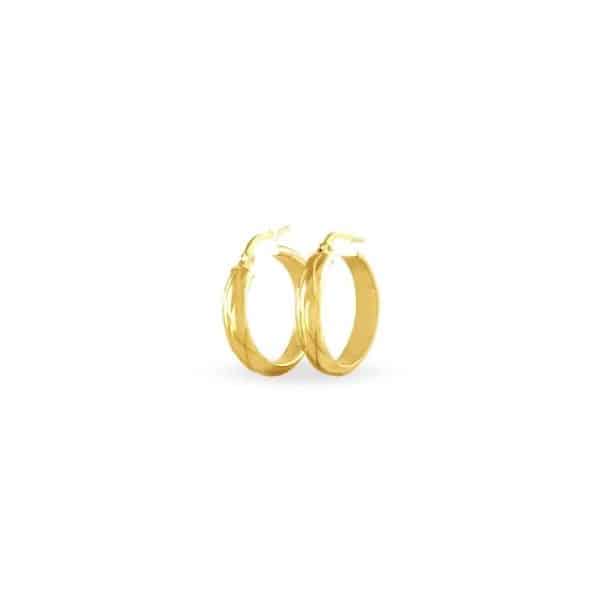 Orecchini a cerchio in oro giallo Stroili 1401027