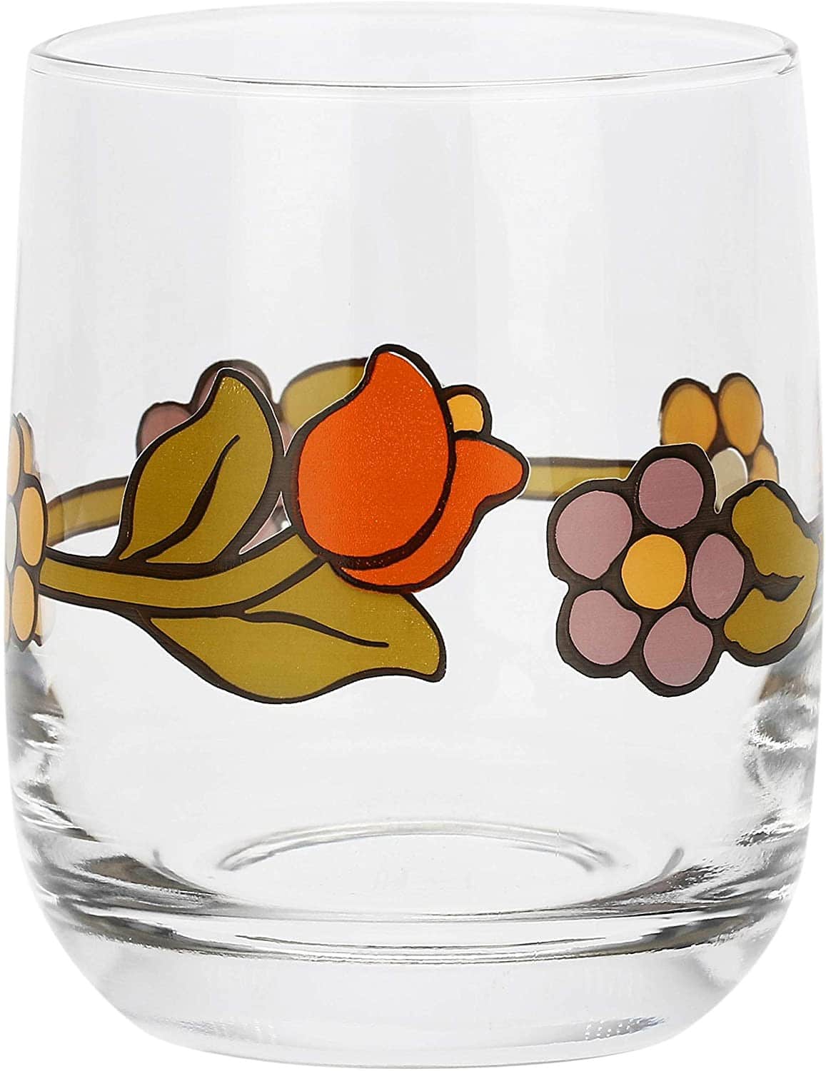Set 6 Bicchieri in Vetro Country con Fiore e Tulipano Thun