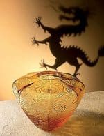 Vaso Lanterna ambra China Mood Lalique 10015700