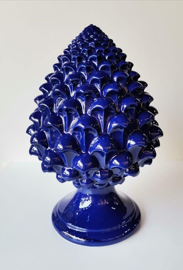 Pigna Siciliana 30 cm blu Ceramiche La Rosa