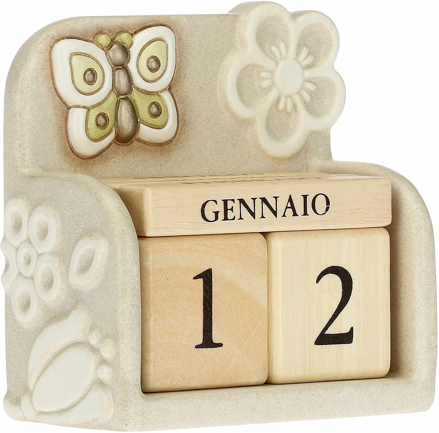 Thun Calendario perpetuo da tavolo in ceramica con fiore - C1941H90 –  Gioielleria De Patto