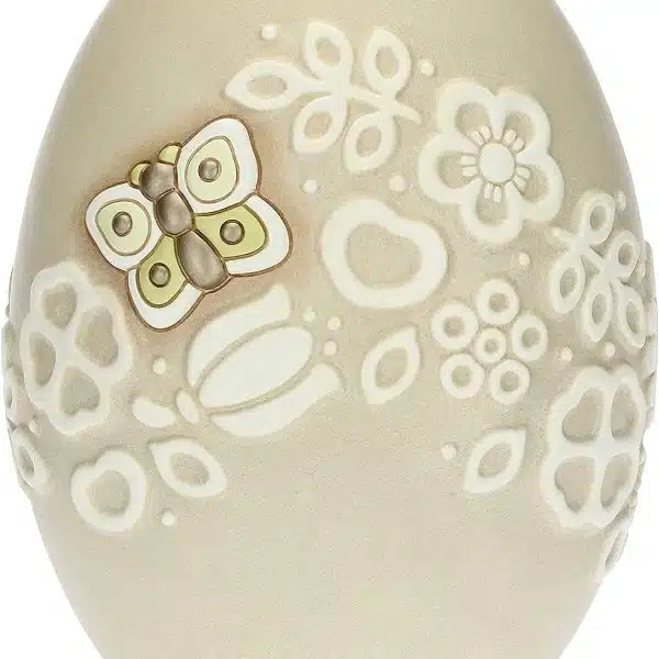 No Name - Vaso Npa Prestige Tondo D. 40xh30 Cm Bianco In Resina Decorato Arredo Giardino 8010710001817