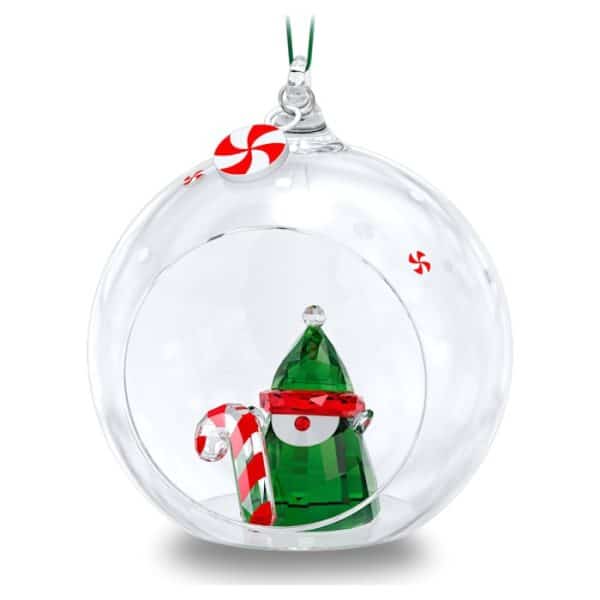 Holiday Cheers Decorazione Pallina Elfo di Babbo Natale Swarovski 5596383
