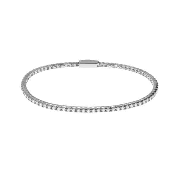 Bracciale tennis in argento con cubic zirconia bianchi MYWORDS Bliss 20080633