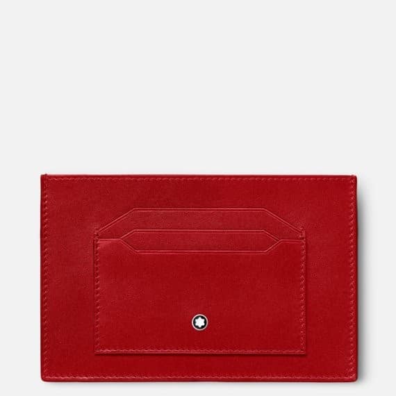 Porta carte 6 scomparti Meisterstück rosso Montblanc 129909
