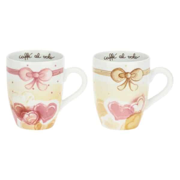 Set 2 mug in porcellana Angel Love Thun P4965P00