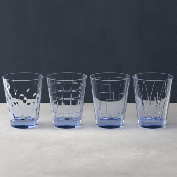 Set 4 bicchieri da acqua Blue Dressed Up Villeroy & Boch 1136208154