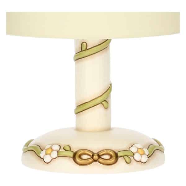 Lampada con margherite e fiocco in ceramica media Thun C3167H90