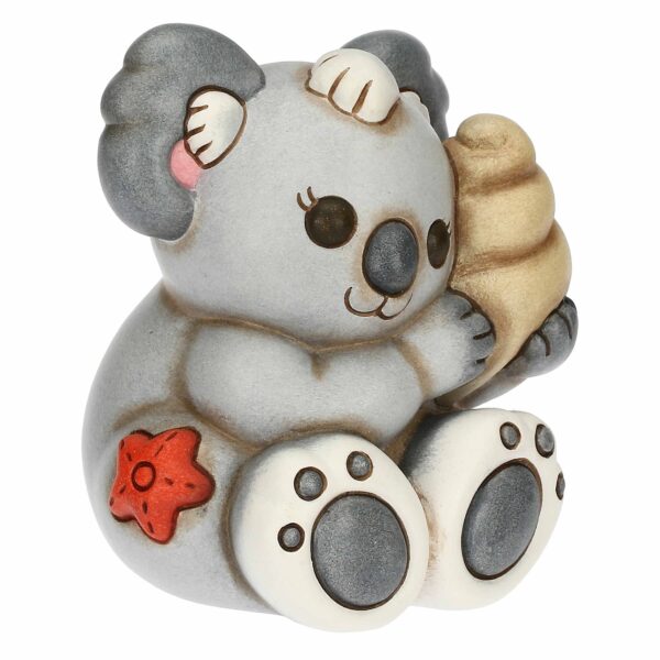 Koala Sydney con conchiglia in ceramica, piccolo Thun F3383H90