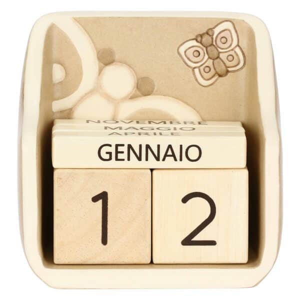 Calendario da tavolo in ceramica Iconic Elegance Thun C3203H87