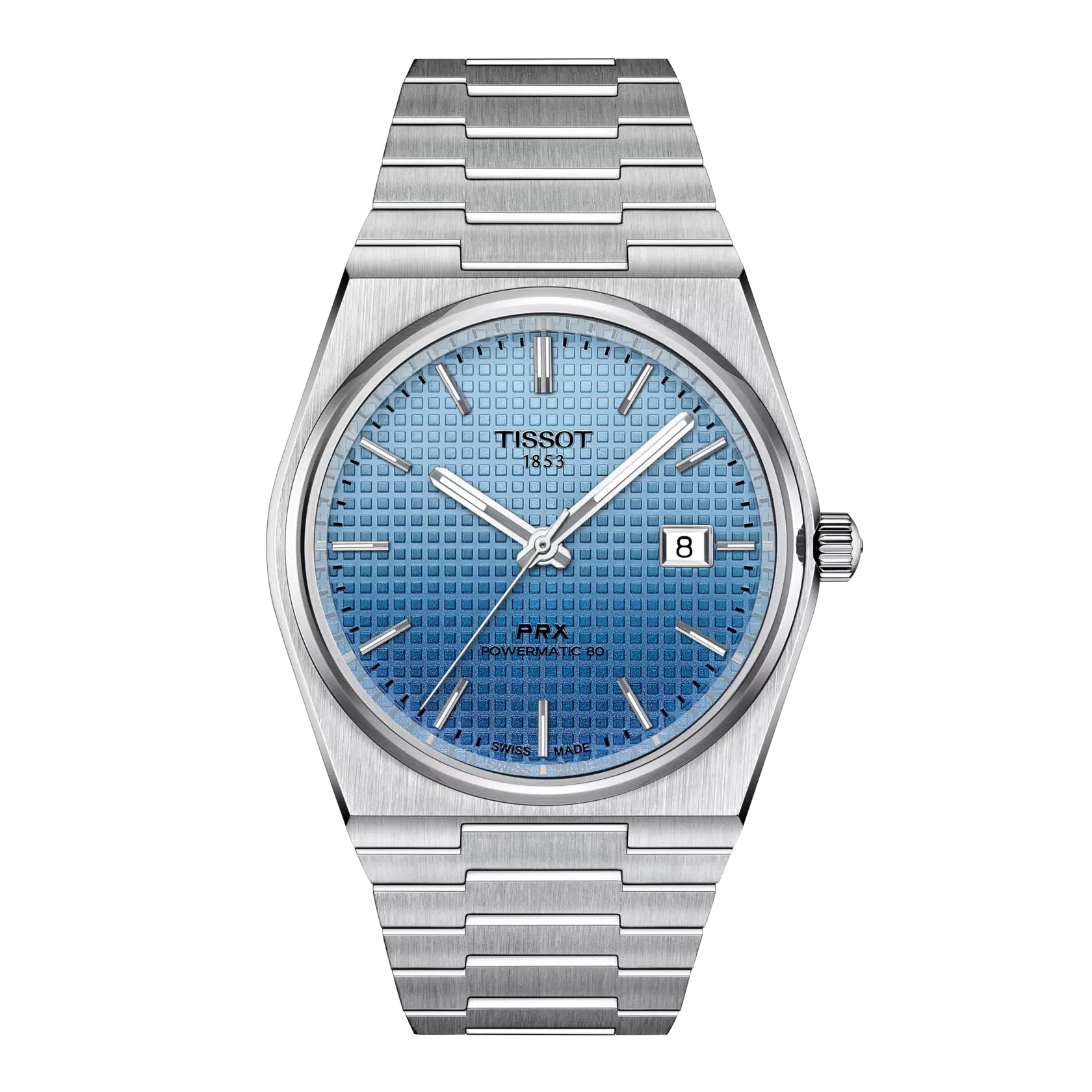 Blue Dial Tissot V8 Christ TISSOT Gentleman Powermatic 80 Silicium - Main Image