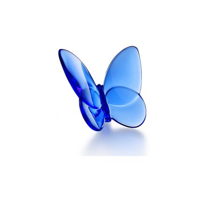 Farfalla Blu Papillon Portafortuna Baccarat 2102546